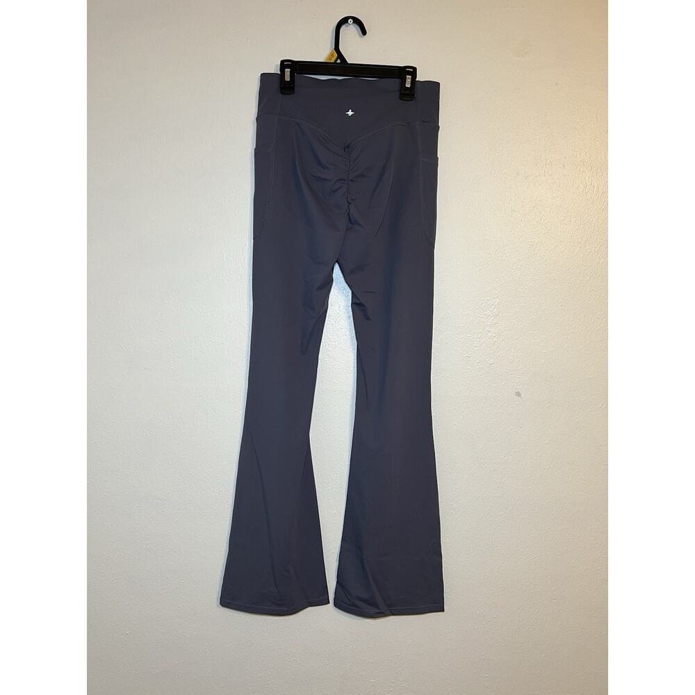 Halara UltraSculpt Flared Pull-On Yoga Pants Women’s Size M Regular Gray Solid - Picture 4 of 7